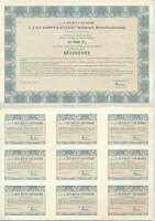 Budapest 1996. "A City Kárpótlási Jegy Befektető Részvénytársaság" 10.000Ft értékű részvén...