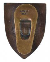 ~1930. "Országos Bírói és Ügyészi Egyesület (OBÜE) / CODEX" zománcozott gomblyuk jelvény, ...