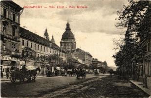 1911 Budapest VI. Váci körút (Bajcsy-Zsilinszky út), üzletek, Bazilika