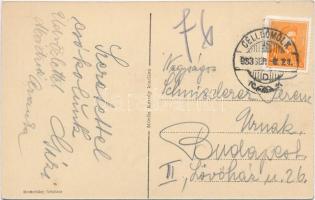 1933  Alsóság (Celldömölk), Sághegyi bazaltbánya, iparvasút, sikló. Mesterházy felvétele, Móritz Kár...