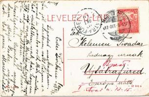 1917 Magyaróvár, Mosonmagyaróvár; Főhercegi park részlete. W.L. Bp. (EK)