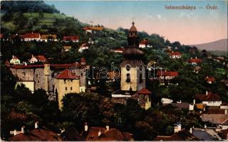 1918 Selmecbánya, Banska Stiavnica; Óvár. Joerges / castle, church (fl)