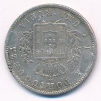 Portugál India 1882. 1R Ag "I. Lajos" T:2-,3 foglalat nyomok 
Portuguese India 1882. 1 Ru...