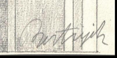 Bortnyik jelzéssel: Modern háztömb. Ceruza, papír, 28×38 cm