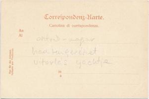 Osztrák-magyar haditengerészet vitorlás jachtja / Kreuzeryacht Lily. K.u.K. Kriegsmarine. Pola, Von ...