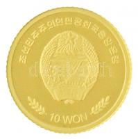 Észak-Korea 2009. 10W Au "Sagrada Família" (0,5g/0.999) T:PP 
North Korea 2009. 10 Won Au...