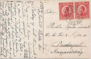 1924 Újvidék, Novi Sad; SMS Drava (ex SMS Enns) a Császári és Királyi Haditengerészet monitor típusú...