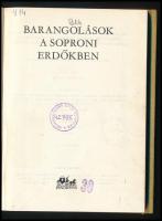 5 db könyv - Papp József: Magyarország védett területei; Barangolások a soproni erdőkben; A vácrátót...