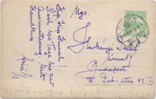 1914 SM Tb 27 (ex Sekretär) osztrák-magyar haditengerészet Schichau-osztályú torpedónaszádja legénys...