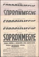 1947 A Sporonmegye c. újság első évfolyamának 10 száma