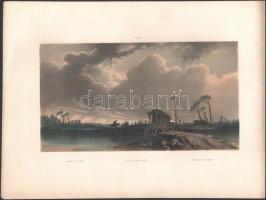 cca 1860 Colorir Hebungen. Mainz, Joseph Scholz. 8 db, különböző színezésű, nyomású litográfiát tart...