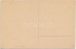 Silhouette litho art postcard. Wenau-Brabant 1615. s: Rolf Winkler