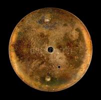 Ezüstszín Omega óra számlap. d:36 mm