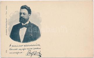 Ságh József. Irodalmi Levelezőlapok 374. / Hungarian music writer and teacher