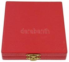 DN "10 éves vízügyi szolgálathoz való hűségért" fém plakett, festett "Vízügyi Igazgat...