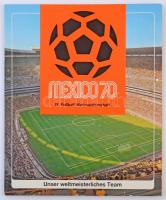 NSZK 1970. "Shell - IX. Labdarúgó Világbajnokság Mexikó" 18db-os fém emlékérem szett (30mm...