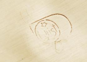 Quist mokkás készlet 6 személyre: tálca, kiöntő, tejkiöntő, 6 db üveg betétes fém csésze+alj, apró k...