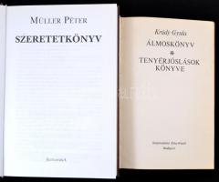 Müller Péter: Szeretetkönyv. Pécs,2006,Alexandra. Kiadói papírkötés.+Krúdy Gyula: Álmoskönyv. Tenyér...