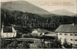 Hagen im Achenwald (Tirol), Besitzer S. Adler / hotel, chapel