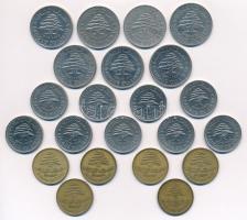 Libanon 1952-1980. 25p-1L (22x) T:1-,2
Lebanon 1952-1980. 25 Piastres - 1 Livre (22x) C:AU,XF
