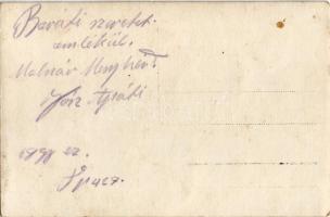 1918 Jászapáti, Molnár Menyhért katona teljes felszerelésben / WWI Hungarian soldier. photo