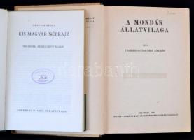 Ortutay Gyula: Kis magyar néprajz. Bp., 1966. Gondolat, + Tasnádi-Kubacska András: A mondák állatvil...