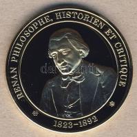 Franciaország 1973. "Franciaország története-Renan" aranyozott emlékérem T:BU