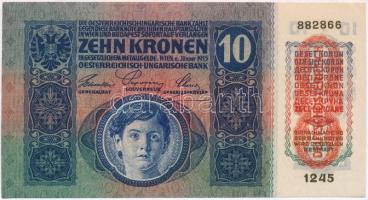 1915. 10K "DEUTSCHÖSTERREICH" felülbélyegzéssel T:I-