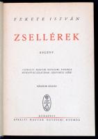 Fekete István: Zsellérek. Bp.(1939), Kir. M. Egyetemi Nyomda. Második kiadás. Kiadói aranyozott egés...