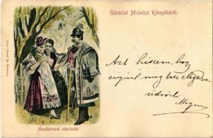 1899 Mezőkövesdi népviselet Miskolc környékéről / Hungarian folklore from Mezőkövesd