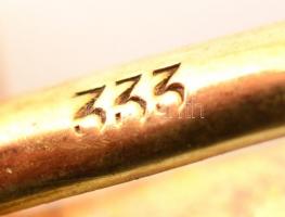 8K arany mandzsetta Jelzett. 6 g