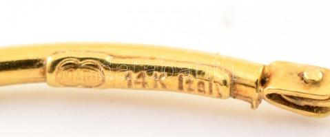 14 arany fülbevaló Jelzett 2,2 g