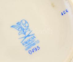 Kalocsai pálinkás készlet, kézzel festett, jelzett, hibátlan, eredeti dobozában, m:18 cm 21×7 cm öss...