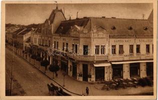 1938 Léva, Levice; Városi Nagy szálloda és kávéház, üzlet / hotel and cafe, shop + 1938 Léva visszatért So. Stpl