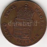 1848 1kr Szabadságharc-veret T:1 just.