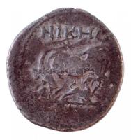 Illíria / Dürrachium Kr. e. 229-100. Nikén és Autobulosz Drachma Ag (2,33g) T:2- Illyria / Dyrrachium 229-100. BC Niken and Autoboulos Drachm Ag (2,33g) C:VF