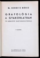 Vegyes grafológiai és kiromanciai könyv tétel, 4 db: 

Dr. Bendetz Móric: A grafológia tankönyve. ...