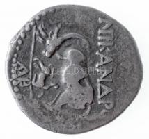 Illíria / Apollónia Kr. e. 229-100. Nikandrosz és Andriszkosz Drachma Ag (3,16g) T:2- /  Illyria / Apollonia 229-100. BC Nikandros and Andriskos Drachm Ag (3,16g) C:VF