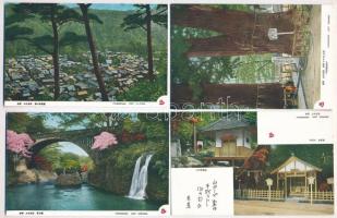 Yamanaka Onsen - 8 db régi használatlan japán képeslap a saját tokjában / Yamanaka Hot Springs - 8 p...
