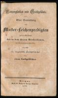 Todtenglocken und Grabgeläute. Eine Sammlung von MusterLeichenpredigten an den Gräbern der in dem He...