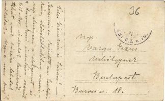 Csobánka, látkép templommal. photo