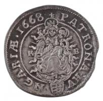 1668K-B 6kr Ag "I. Lipót" Körmöcbánya (3,33g) T:1-,2 előlapján anyagfelesleg?  
Hungary 1...