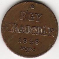 1848 1kr Szabadságharc-veret T:1 just