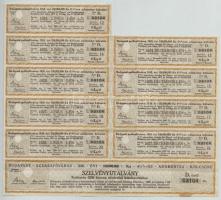 Budapest 1918. "Budapest Székesfőváros" kötelezvény 1000K-ról, magyar és német nyelven, sz...