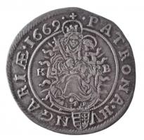 1669K-B 6kr Ag "I. Lipót" Körmöcbánya (2,83g) T:1- /   
Hungary 1669K-B 6 Kreuzer Ag &quo...