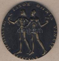 1938. "Első Országos Iparművészeti Tárlat Emlékére" nagylakú Br emlékérem. Szign. Madarass...