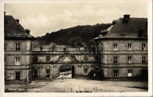 1935 Bamberg, Schloss Banz, Schlosshof / castle, courtyard