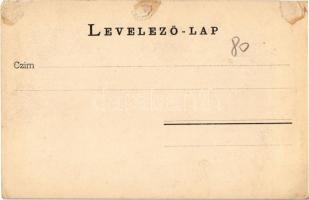 Siófok, Mária lak, Erzsébet lak, Siófoki villasor. Kiadja Szále. Art Nouveau, floral (ragasztónyom /...