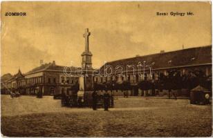 Zombor, Sombor; Szent György tér. W. L. 330. / square (EB)