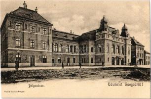 Szeged, pályaudvar, vasútállomás. Gerő S. kiadása
